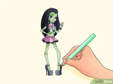 Image titled Draw Monster High Step 34