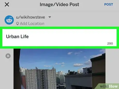 Image titled Post Pictures on Reddit on iPhone or iPad Step 6