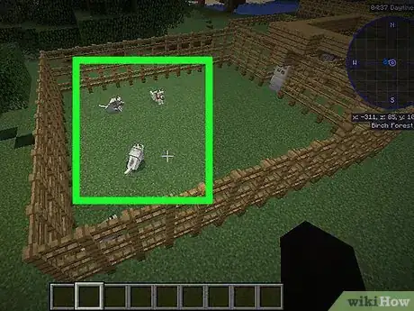 Image titled Build a Wolf Den for Your Wolf on Minecraft Step 3