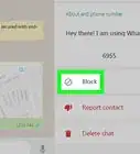 Block Contacts on WhatsApp
