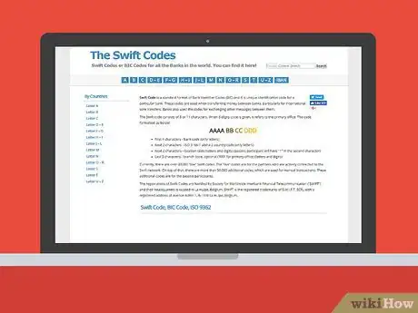 Image titled Find the Swift Code for a Bank Step 8