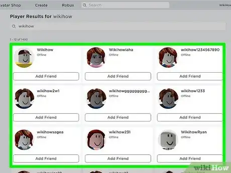 Image titled Add Friends on Roblox Step 6