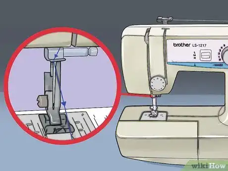 Image titled Thread a Brother Ls 1217 Sewing Machine Step 13