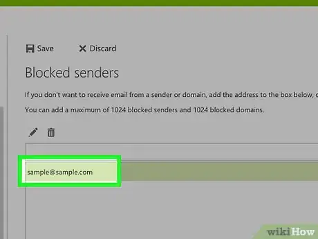 Image titled Block a Sender by Email Address in Hotmail Step 6