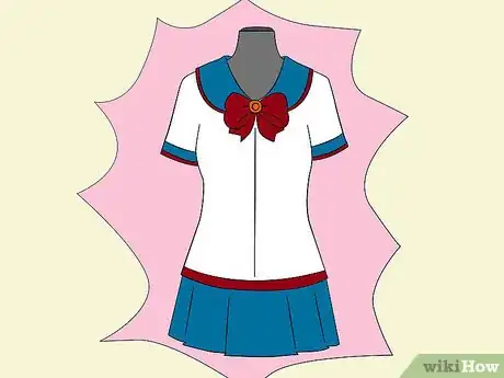 Image titled Make Your School Uniform More Kawaii (Anime Styled) Step 1