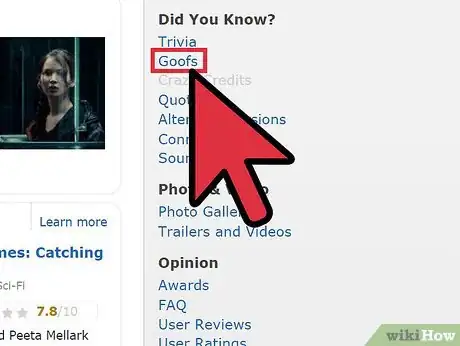 Image titled Submit a Report of a Goof or Error in a Movie to IMDb Step 5