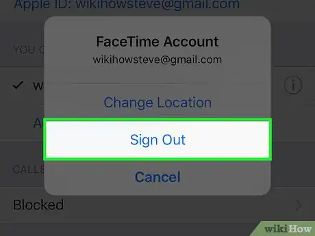 Image titled Sign Out of Your Apple ID for FaceTime on an iPhone Step 4