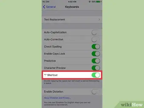 Image titled Enable the Double Tap Period Shortcut on an iPhone Step 4