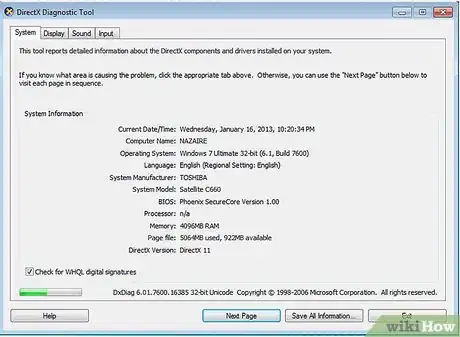 Image titled View Your DirectX Information Step 4