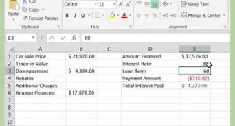 Calculate a Car Loan in Excel