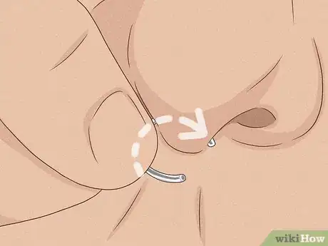 Image titled Put a Hoop Nose Ring in Step 4