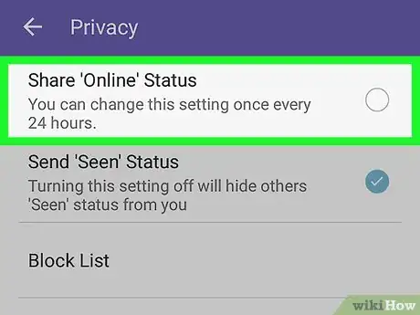 Image titled Appear Offline on Viber on Android Step 5