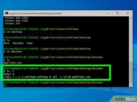 Image titled Cygwin Command Cheat Sheet Step 11