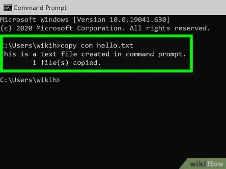Image titled Create and Delete Files and Directories from Windows Command Prompt Step 13