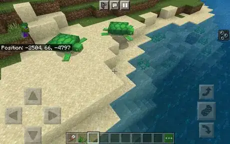 Image titled Turtle Pair on a Sandy Beach (Minecraft)