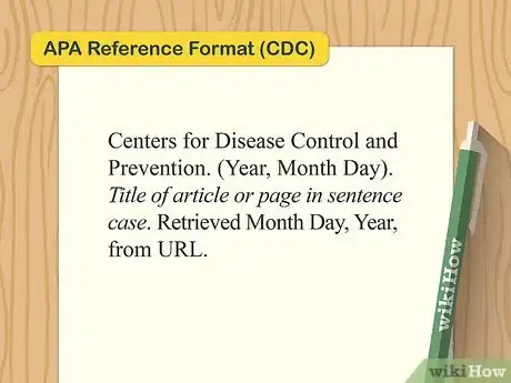 Image titled Cite the Centers for Disease Control and Prevention (CDC) Step 1