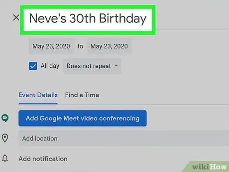 Image titled Add Birthdays to Google Calendar Step 8