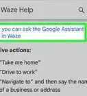 Enable Voice Commands in Waze