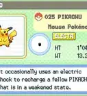 Catch Pikachu in Pokémon Platinum, Diamond, and Pearl