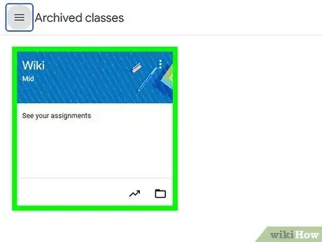 Image titled Archive a Google Classroom Step 12