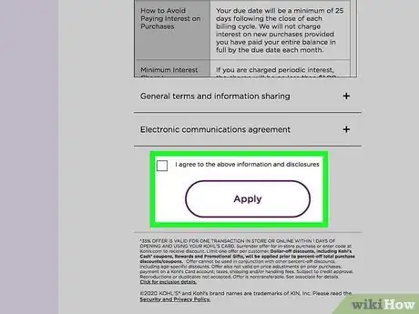 Image titled Apply for a Kohl's Credit Card Online Step 8