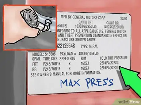 Image titled Check Air Pressure in Tires Step 8