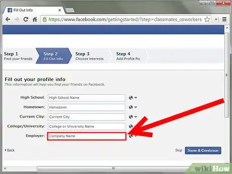 Image titled Create a Facebook Profile Step 5