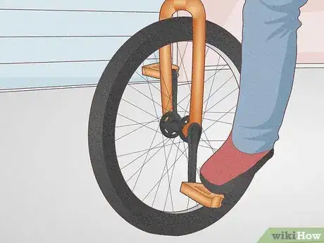 Image titled Ride and Mount a Unicycle Step 7