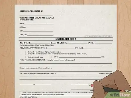Image titled Fill Out a Quitclaim Deed Step 6
