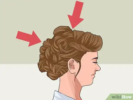 Image titled Style Your Hair for a Cathedral Veil Step 10