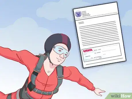 Image titled Become a Skydiver Step 1