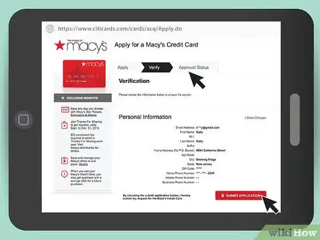 Image titled Apply for a Macy's Credit Card Step 3