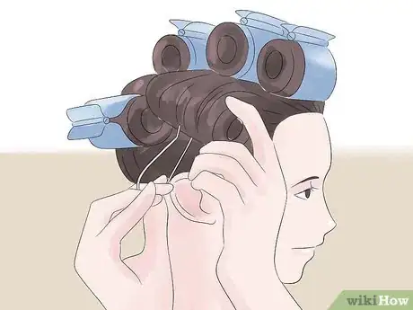 Image titled Style Hair With Hot Rollers Step 5