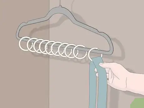 Image titled Hang Ties in a Closet Step 4