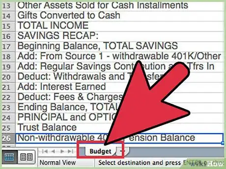 Image titled Create an Excel Spreadsheet Annual Budget Step 12