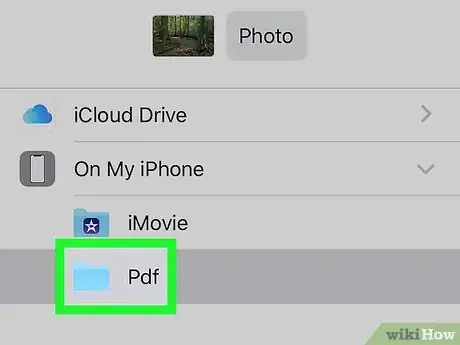 Image titled Convert a Photo to PDF on an iPhone Step 8