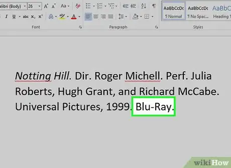Image titled Cite a Movie Using MLA Style Step 7