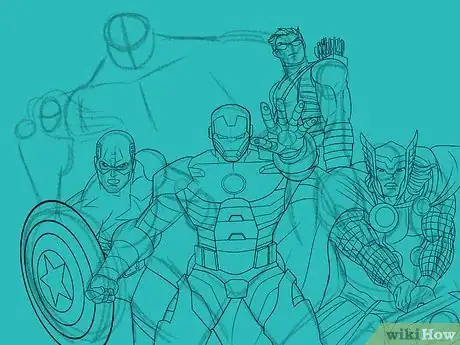 Image titled Draw the Avengers Step 10