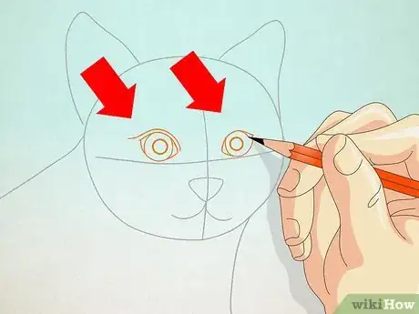 Image titled Draw a Cat Face Step 5