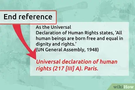 Image titled Cite the Universal Declaration of Human Rights Step 3