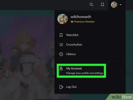 Image titled Cancel Crunchyroll Membership Step 3