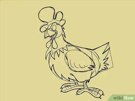 Image titled Draw a Chicken Step 10