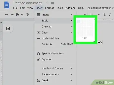 Image titled Create a Calendar in Google Docs Step 6