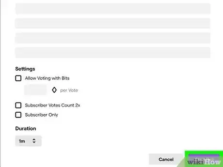 Image titled Make a Poll on Twitch Step 5
