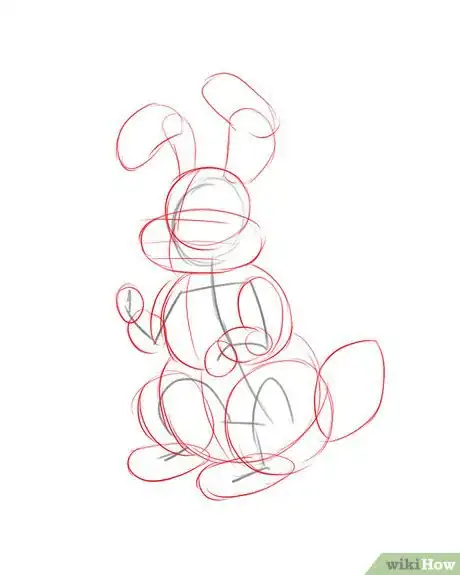 Image titled Draw the Easter Bunny Step 2
