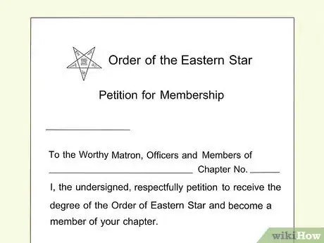 Image titled Join the Order of Eastern Star Step 8