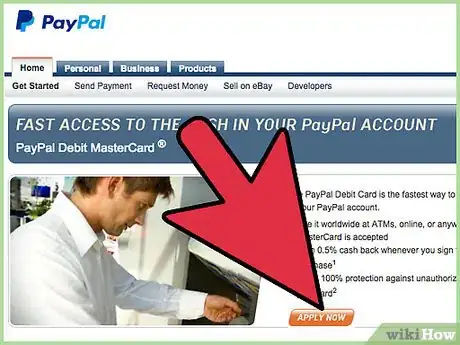 Image titled Use the PayPal Debit Card Step 1