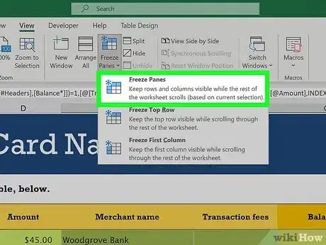 Image titled Freeze and Unfreeze Panes in Excel Step 11