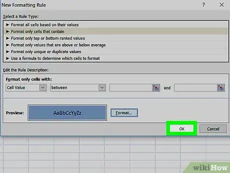 Image titled Apply Conditional Formatting in Excel Step 12