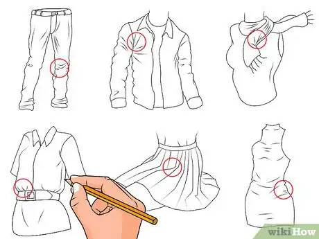 Image titled Draw Anime Girl's Clothing Step 4